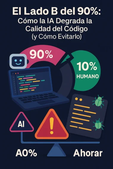 El Lado B del 90%: Cómo la IA Degrada la Calidad del Código (y Cómo Evitarlo)