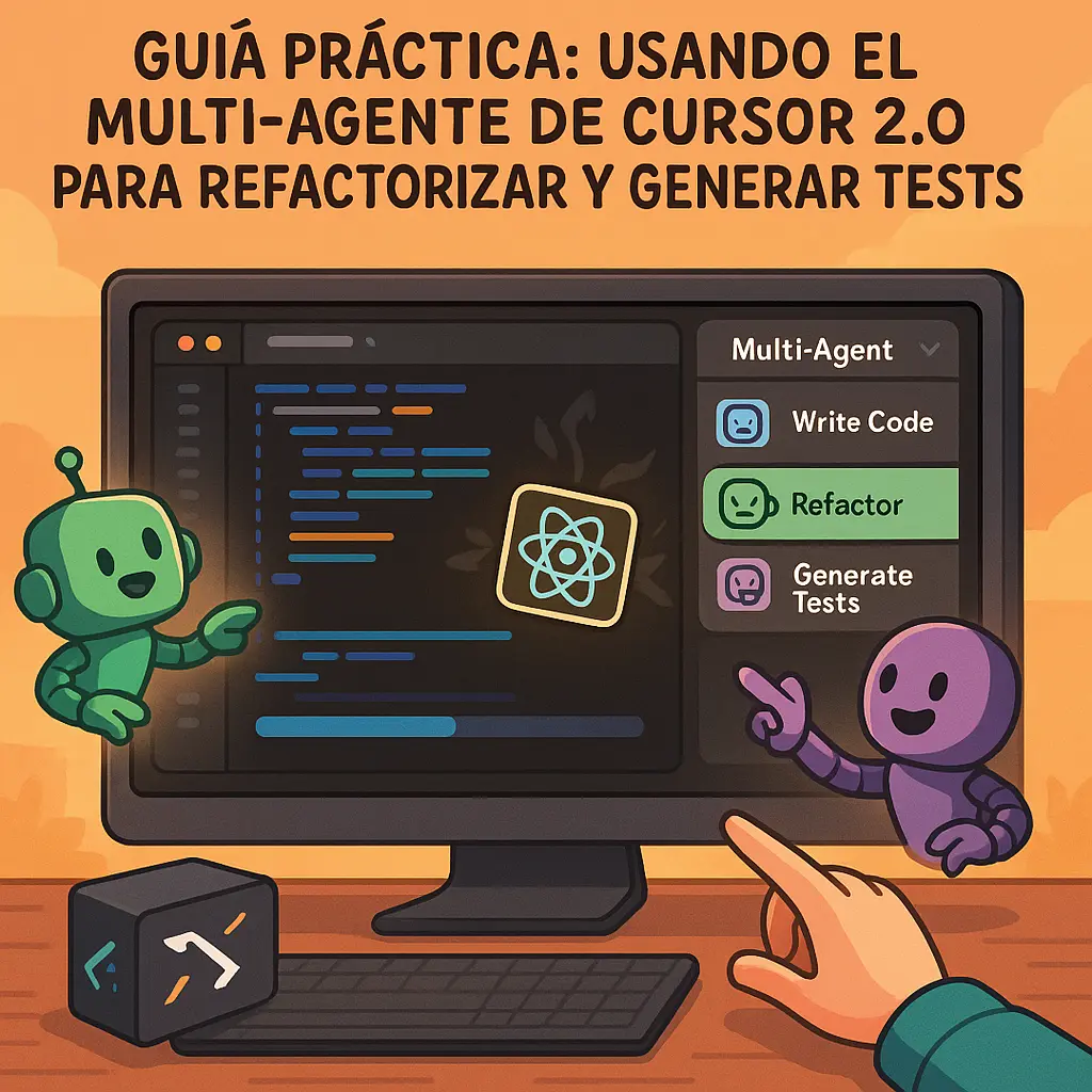 Guía Práctica: Usando el Multi-Agente de Cursor 2.0 para Refactorizar y Generar Tests